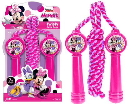 Disney Mickey Minnie & Stitch Kids Jump Rope for Girls (1 Rope Minnie) Indoor Outdoor Playset Skipping Jumping Rope for Kids Children Adults Outdoor