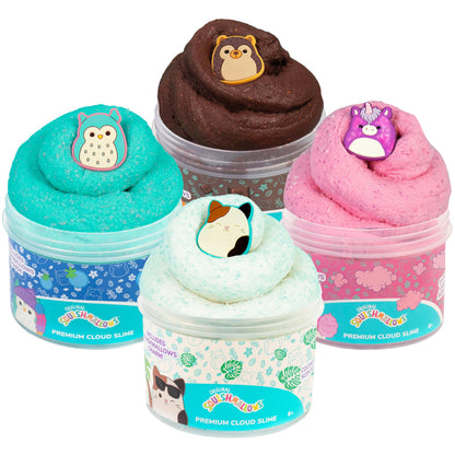 Original Squishmallows Premium Cloud Slime - 4-Pack Scented Slimes