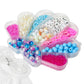 LUV HER Beading Kits - Necklace Making Kit & DIY Friendship Bracelet Kit for Girls - Includes 60x 6mm Verbiage, 8mm Pearl Beads & More - Jewelry