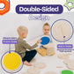 ComfyBumpy Wooden Stepping Stones for Kids | Set of 13 Montessori Stepping Stones for Toddlers - Double-Sided Stepping Stone Kit with Colors, Engraved