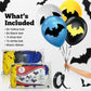 Bat Superhero 12" Birthday Balloons 30 Pcs Party Decorations Set for Kids