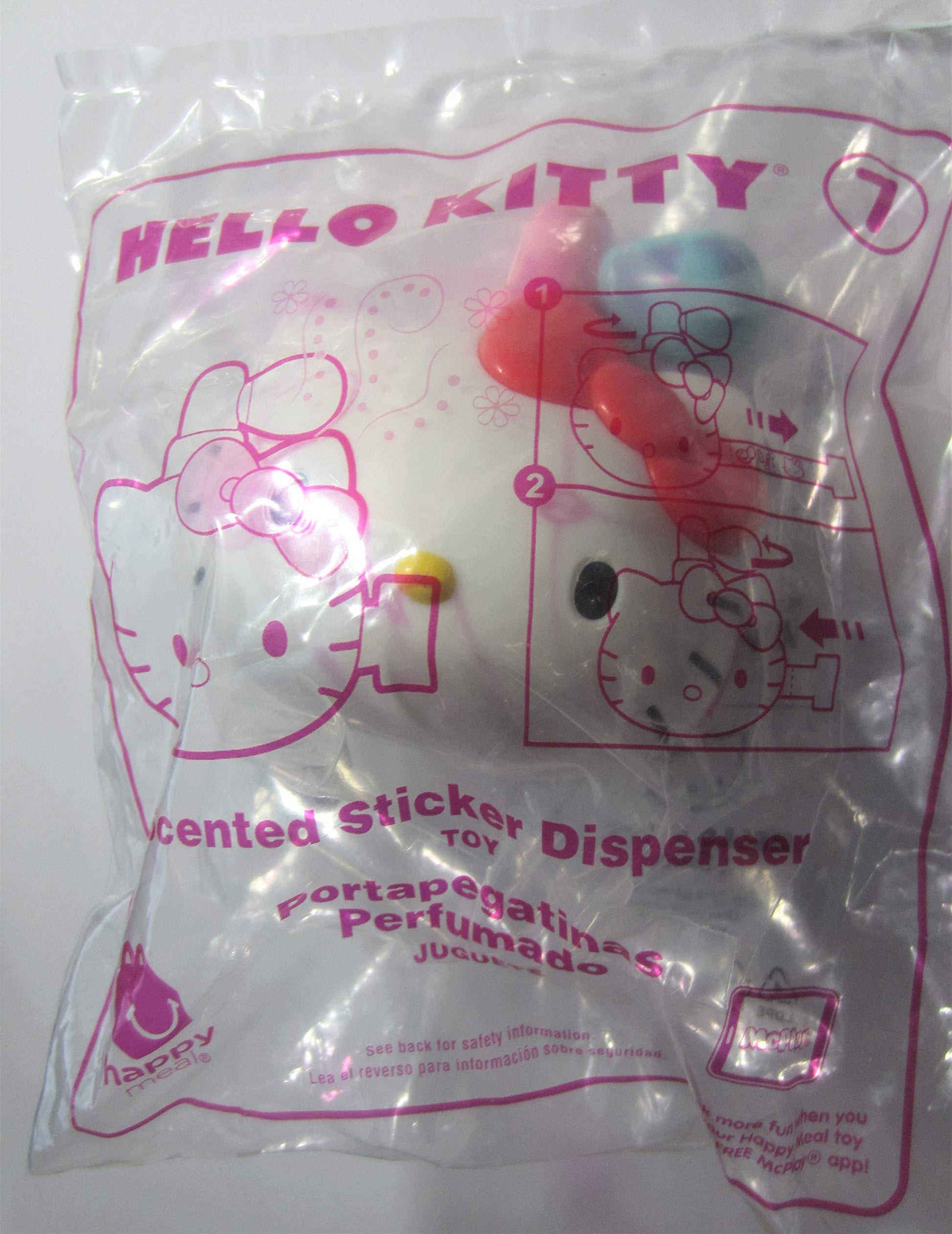McDonald's Happy Meal Toy 2018 Hello Kitty, #7 Scented Sticker Dispenser