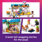 LEGO Friends Dog Treats Bakery Building Toy for Girls & Boys - Pretend Play Set for Kids, Ages 6+ - W/Aliya & Sage Minidolls, 2 Toy Dog Figures