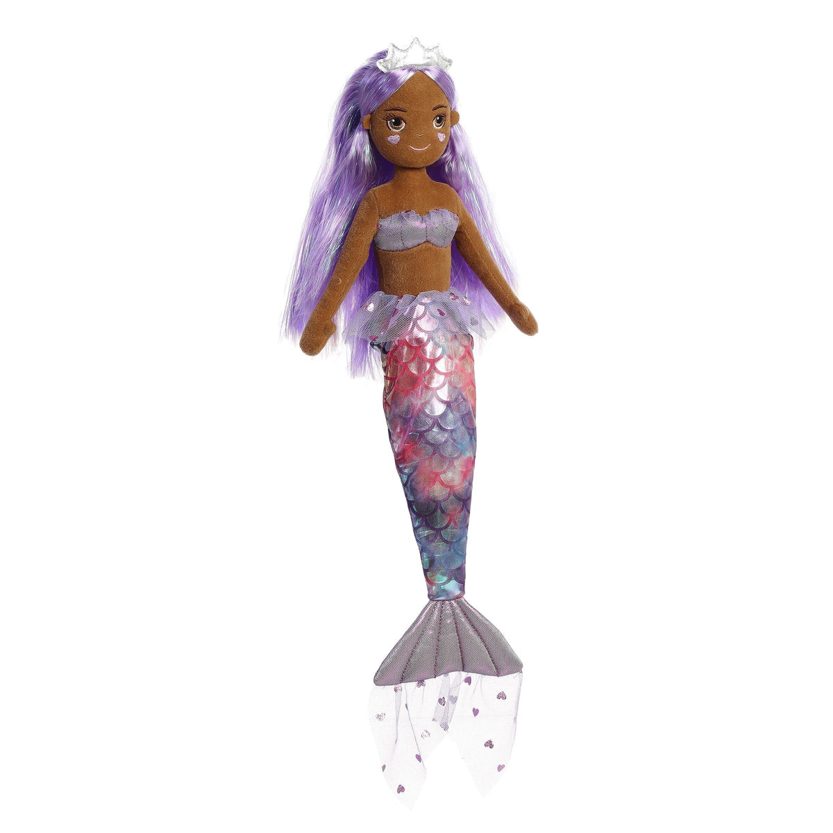 Aurora Sea Sparkles Cheekys 18" Heart Enchanting Stuffed Doll