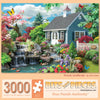Bits and Pieces - 3000 Piece Jigsaw Puzzle for Adults - Dream Landscape - Spring Scene Jigsaw Puzzle by Artist Alan Giana, Completed Puzzle Size: 32"