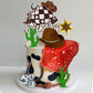 Cowboy Birthday Cake Topper Cowboy Cowgirl Hat Scarf Western Rodeo Theme Decoration for Birthday Baby Shower Western Theme Party Favors Supplies