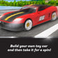 Driven by Battat Take-Apart Sports Car, 35-Piece Red Toy Car, Vehicles