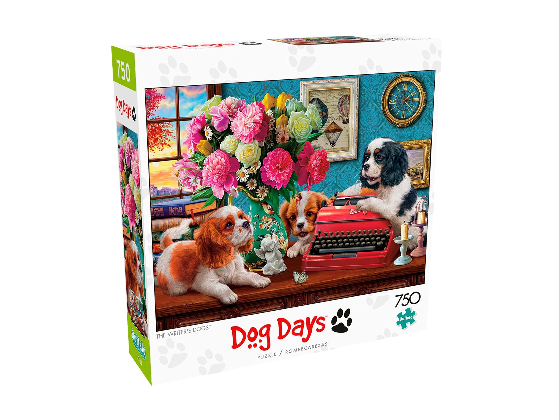 Buffalo Games - Image World - The Writer's Dogs - 750 Piece Jigsaw Puzzle for Adults - Challenging Puzzle Perfect for Game Nights - Finished Puzzle