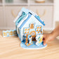 Melissa & Doug Winter Frost Wooden Gingerbread House Play Set for Boys and Girls 3+