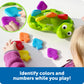 Learning Resources Steggy the Fine Motor Dino - 11 Pieces, Ages 18+ Months Toddler Learning Toys, Fine Motor and Sensory Toy, Toddler Montessori Toys,