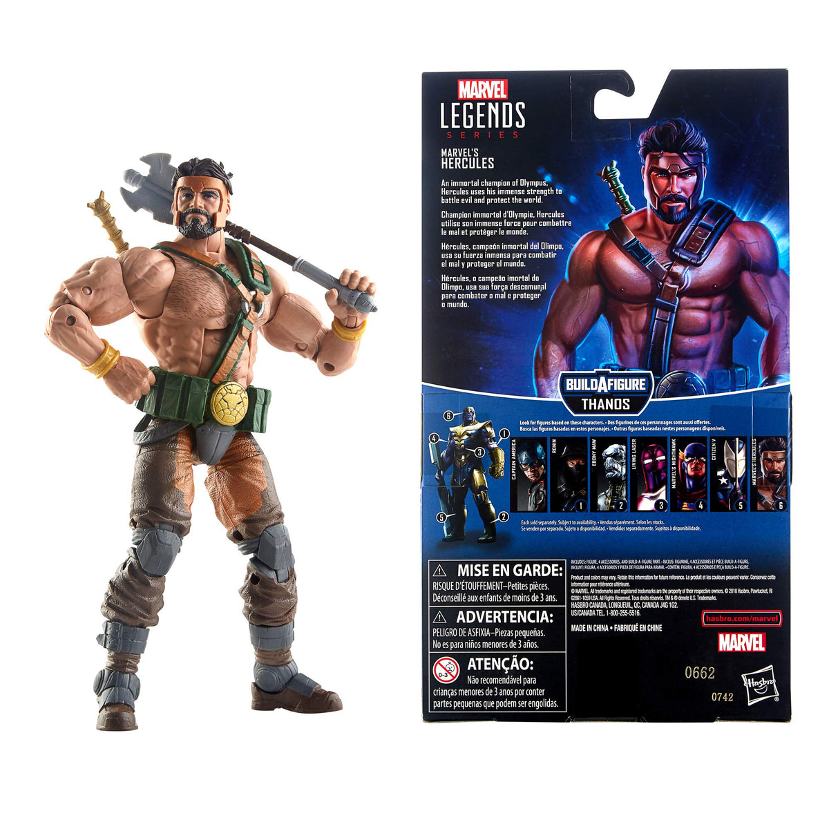 Hasbro Marvel Legends Series 6" Marvel's Hercules Marvel Comics Collectible Fan Figure