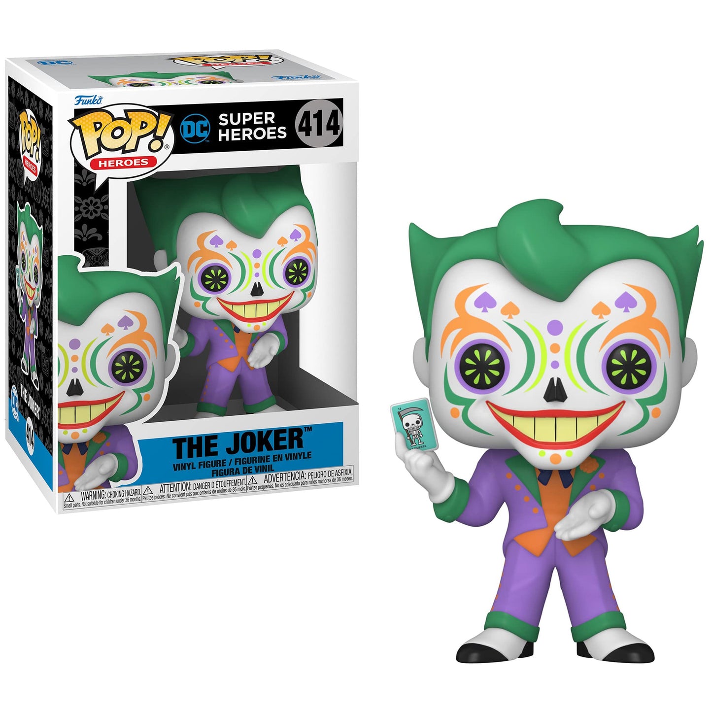 Funko Heroes: POP! Dia De Los DC Collectors Set - Bane, Batman, Harley Quinn, Joker