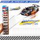 12 Pack Model Car Wall Display Case for 1:64 Packaged Die-Cast Cars