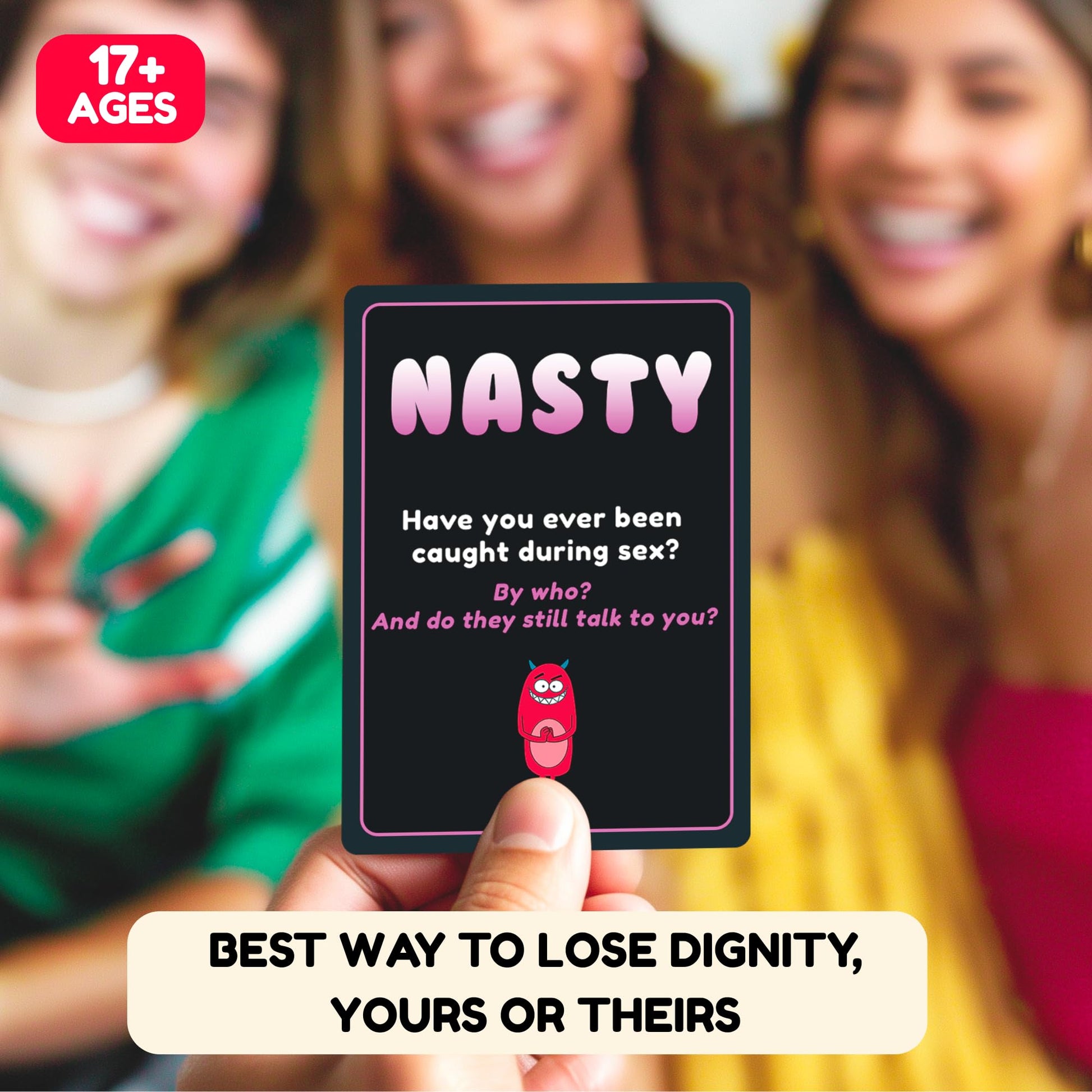 Slap of Shame - Fast Slap Card Game for Adults | Dares & Group Challenges | Funny Party Game for Game Night, Bachelorette & Friends Groups | 2-10