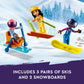 LEGO Friends Holiday Ski Slope and Café Building Toys - Pretend Play Toy Figures & Playsets for Girls & Boys, Ages 9+ - Gift for Birthdays - W/ 3