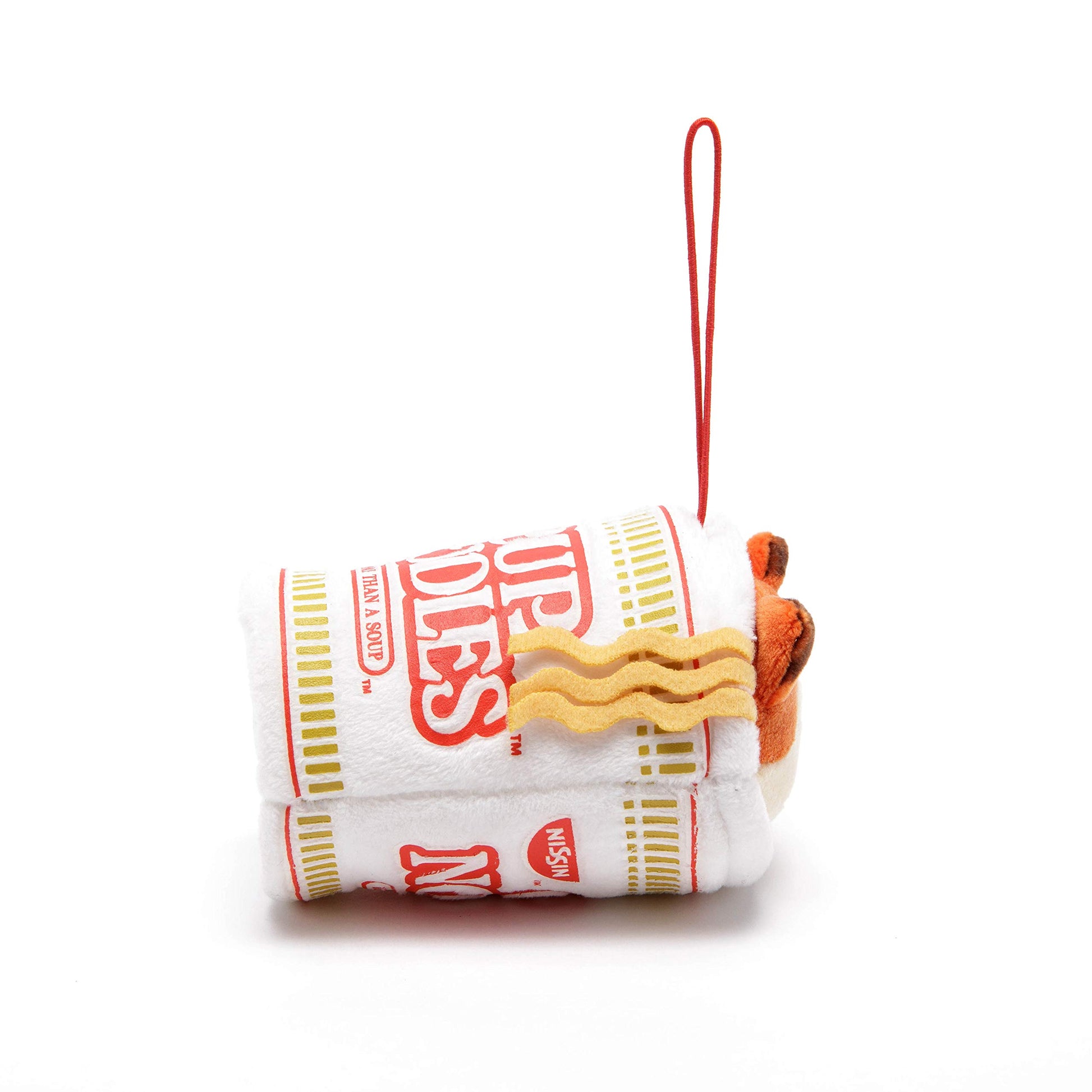 Anirollz Stuffed Animal Plush Keychain - Official Nissin Cup Noodle Ornament Charm Toy Doll | Soft, Squishy, Warm, Cute, Comfort, Safe | Birthday Gift
