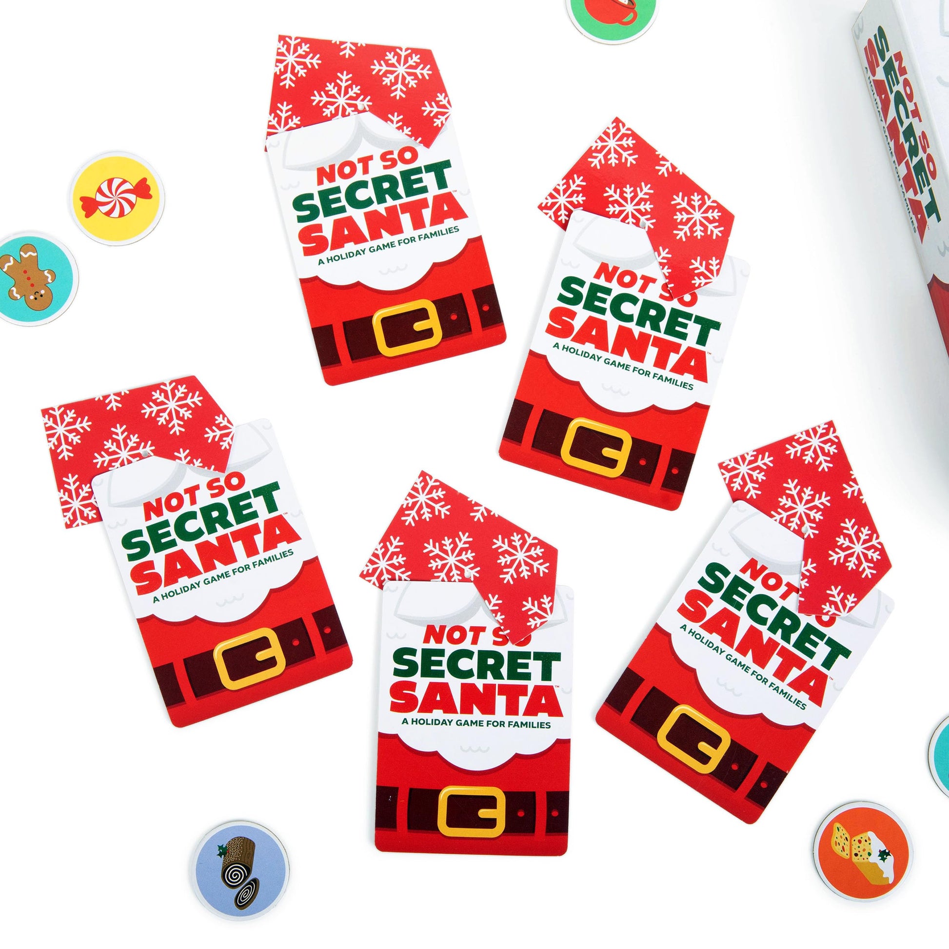 Not So Secret Santa Holiday Card Game by Relatable, Fun Game for Family Reunions or Christmas Parties, Stocking Stuffers for Kids 8+