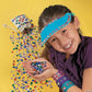 Fun Express Neon Foam Visors For Kids - Set of 12, Each With Coil Bands - Apparel And Crafts