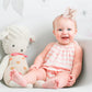 Jissoo White 1/2 Birthday Crown - 6 Months Birthday Decorations,Little Princess Crown For Cake Smash,Sweet Half Hat Photo Props,Light Pink 1/2 Way