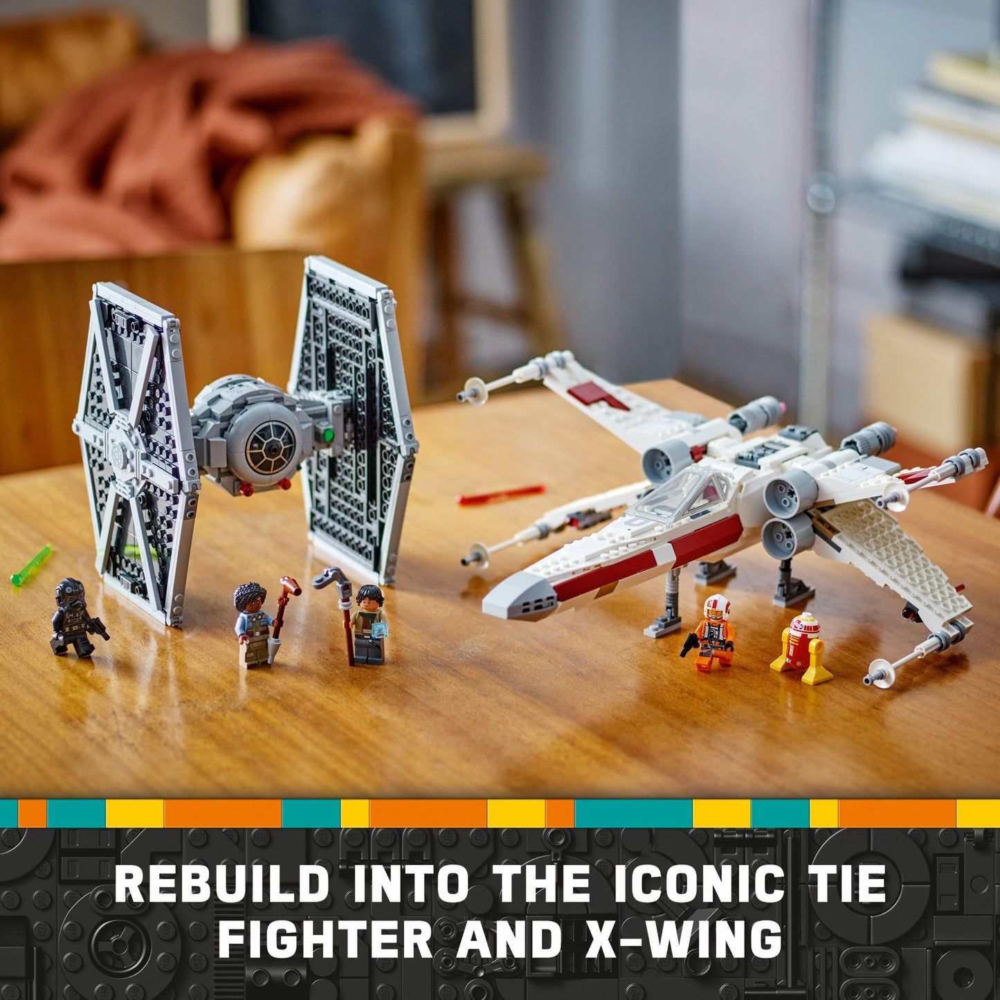 LEGO Star Wars TIE Fighter & X-Wing Mash-Up Building Set - Star Wars Toys for Boys & Girls, Ages 9+ - Imaginative, Creative Play - Use for Display or
