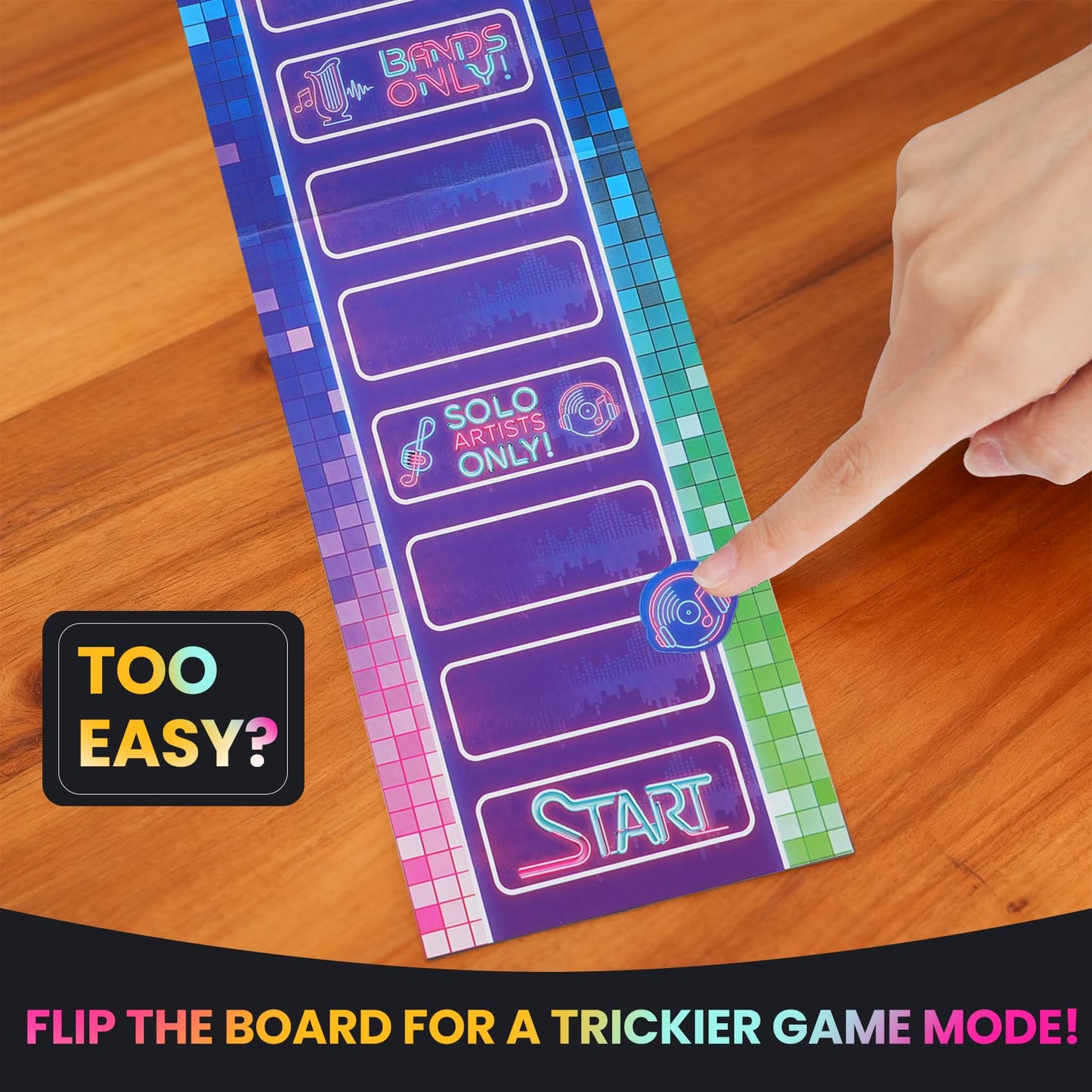 Aigomc Mic misheard Music Trivia Card Game, Grab Karaoke Party Game for 2-10 Players, Music Card with 250 Lyrics (125 Cards) for Hilarious Nights