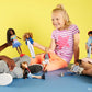 Creatable World Deluxe Character Kit DC-220 Customizable Doll with Blonde Curly Hair, 6 Pieces Doll Clothes, 3 Pairs Shoes and 2 Accessories, Creative