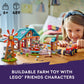 LEGO Friends Farm Animal Sanctuary Building Toys Set - Farm Toy Set with Tractor - Birthday Gift Idea for Kids, Girls & Boys, Ages 6+ - Includes 3