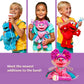 Singing Machine Karaoke Plush Sesame Street Toys (Abby Caddaby Plush Toy) - Adjustable Carrying Straps - Sing-Along Built-in Real Working Microphone &
