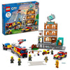 LEGO City Fire Brigade 60321 Building Set with Toy Fire Truck and Five Minifigures. Pretend Play Fire Engine Toy for Kids, Boys, and Girls Ages 7+