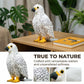 BABY FRANKIEZHOU Simulation White Gyrfalcon Bird Soft Stuffed Plush Toy|Super Falcons Dolls Cute Lifelike Model Gifts|Perfect for Science