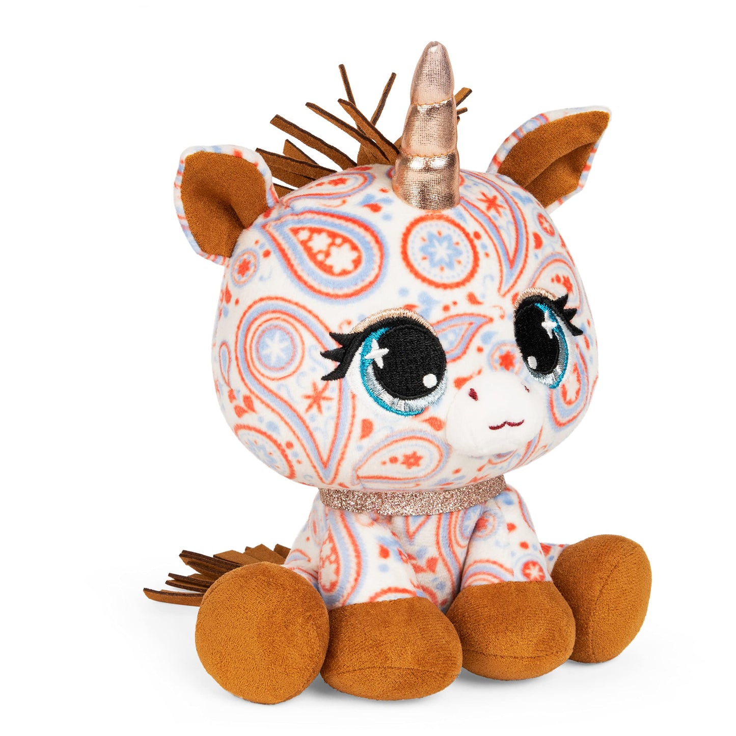 GUND P.Lushes Designer Fashion Pets Sally Mustang Unicorn Premium Stuffed Animal Soft Plush, Paisley, 6”