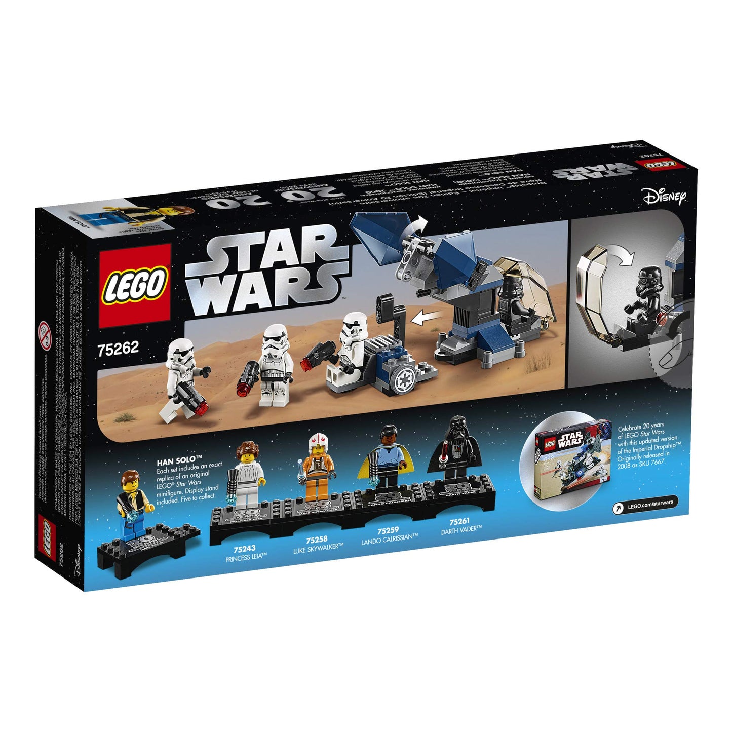 LEGO Star Wars Imperial Dropship - 20th Anniversary Edition 75262 Building Kit (125 Pieces)