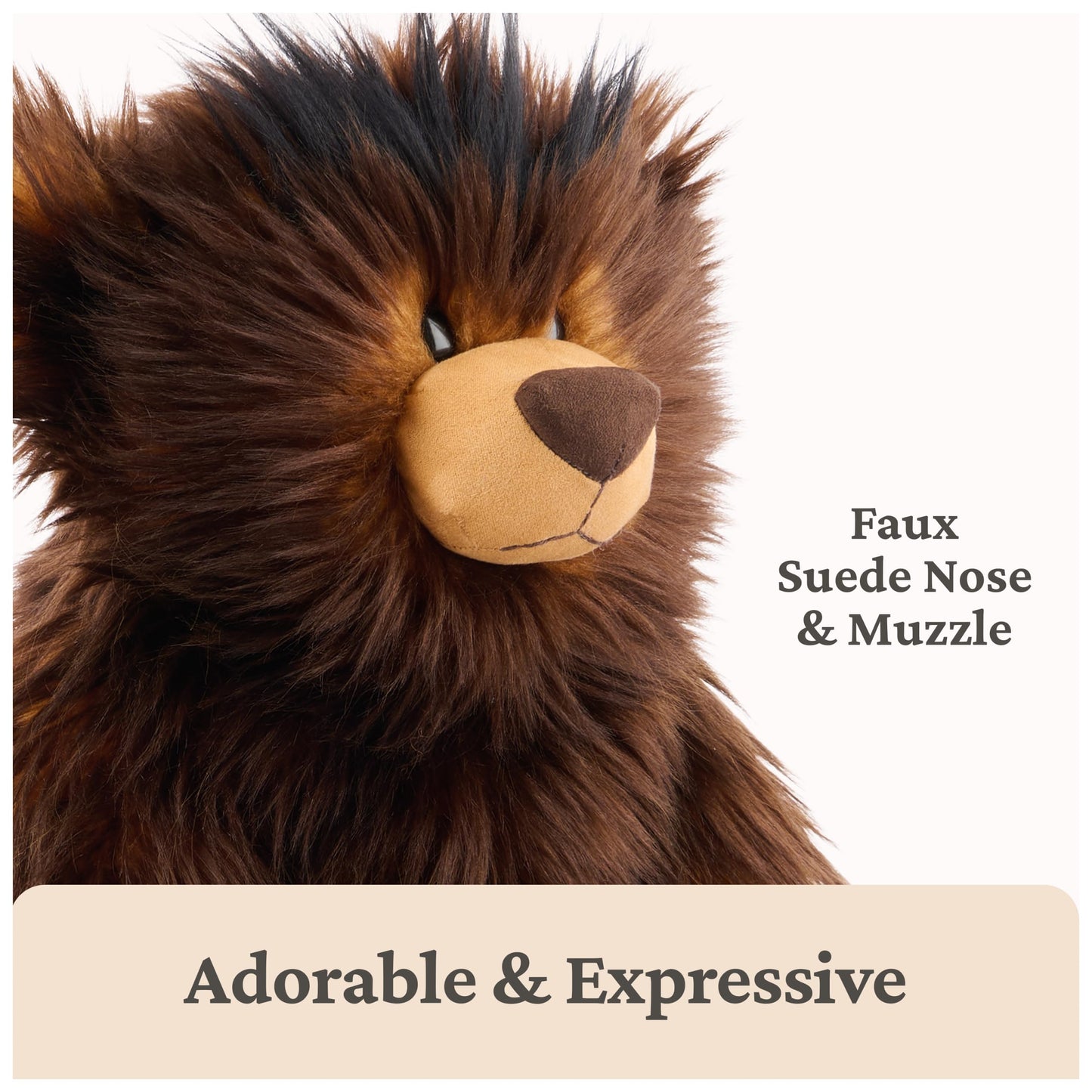 GUND BOE 12-Inch Large Brown Teddy Bear Plush Toy for Ages 0+