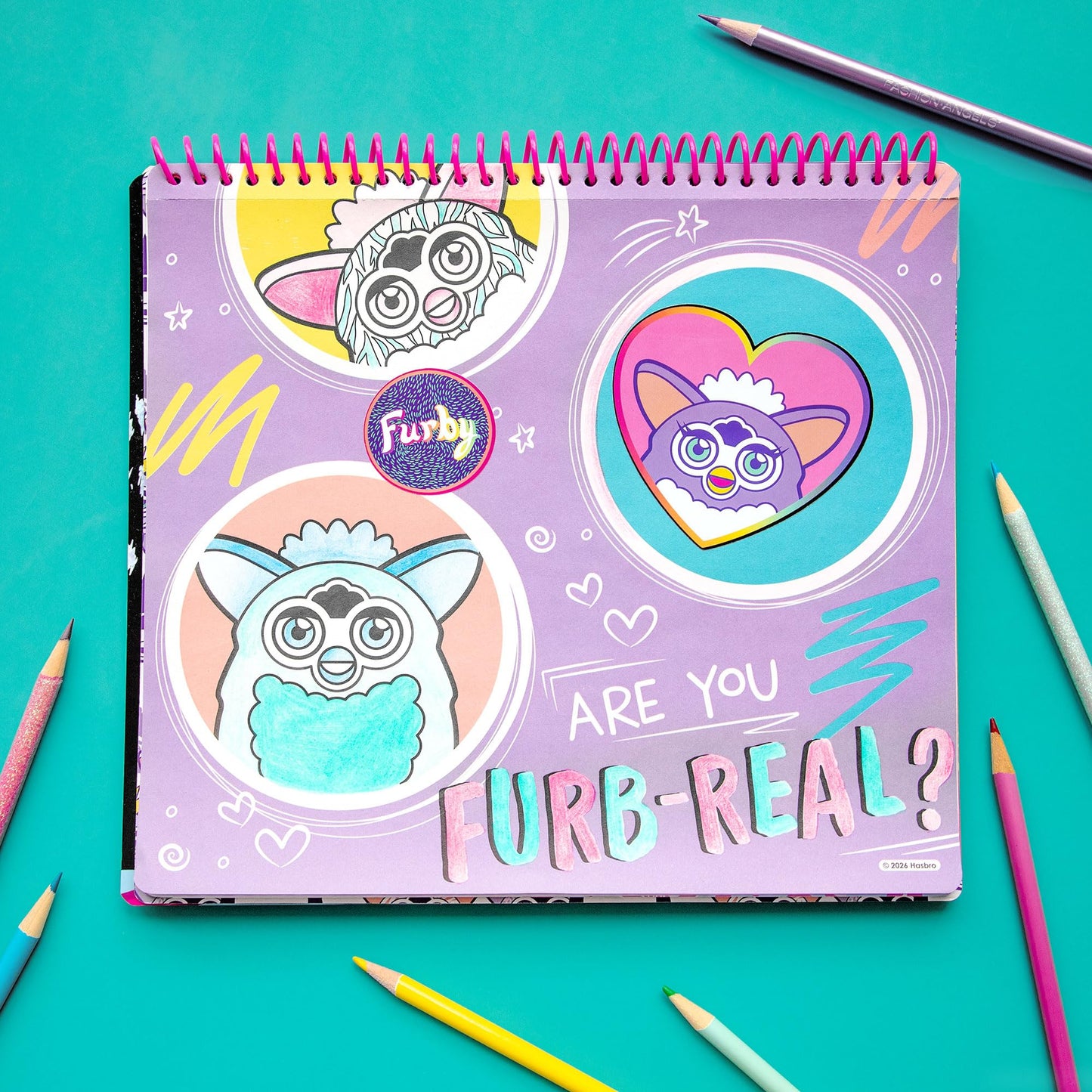 Fashion Angels Furby Color & Collage Portfolio