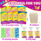 Party Favors for Kids 4-8-12: 24 Pack Scratch Rainbow Art Crafts Notebook, Coloring Book Goodie Bags Stuffers Kit, Bulk Birthday Gift Classroom Prizes