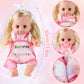 SUKIPIN Baby Doll Set, Baby Dolls for 5 Year Old Girls, Baby Doll with Accessories for Birthday Gifts Stocking Stuffers Easter Basket Stuffers (Doll