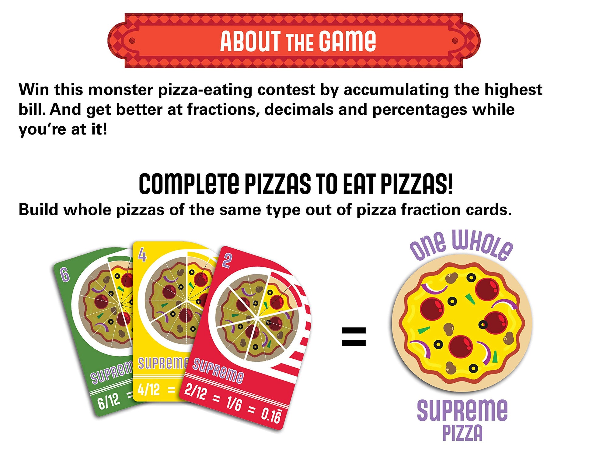 Semper Smart Games Blobby's Pizza Math Card Game: Crazy Fun Strategic Pizza Eating Contest Between Cute Monsters!