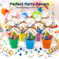 POPLAY 200PCS Marbles Bulk with Whistle, for Marbles Run and Racing Games