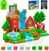 THB 100 PCS Magnetic Building Blocks for Kids - Magnetic Building Blocks for Kids Ages 4-8, STEM Educational Magnet Toys, Construction Set for Boys