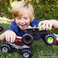 Hot Wheels Monster Trucks 1:24 Scale Bone Shaker Vehicle, Collectible Die-Cast Metal Toy Trucks with Giant Wheels & Stylized Chassis, Gift for Kids