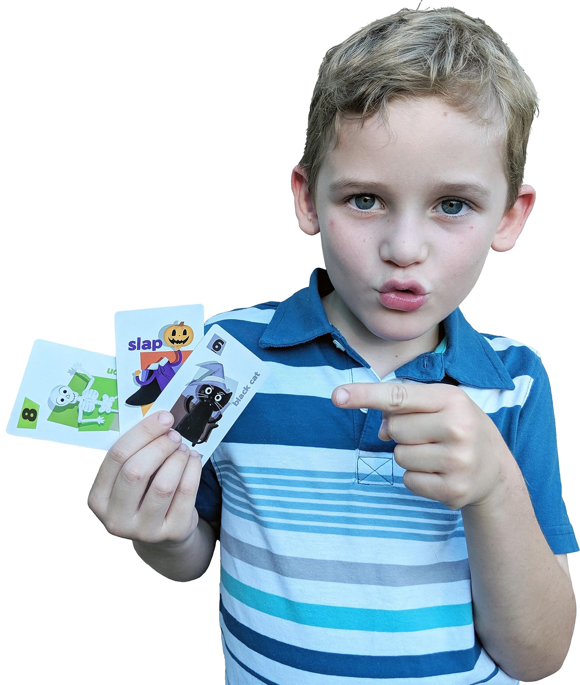 Arizona GameCo Halloween Fun Go Fish, a Family Game for Kids Ages 4 and Up - Play Go Fish, Old Maid and Slap Jack Using the Same Deck
