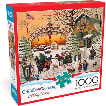 Buffalo Games - Charles Wysocki A Christmas - 1000 Piece Puzzle for Adults
