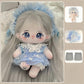 QGYDYH 20cm Plush Doll Toy. Anime Cotton Dolls with Skeleton, Soft Stuffed Dress Up Doll Birthday Gift (e)