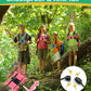 Binoculars for Kids, Toys for 3-12 Years Boys and Girls High-Resolution Optics Shockproof Mini Compact Toy Binoculars for Bird Watching, Hiking