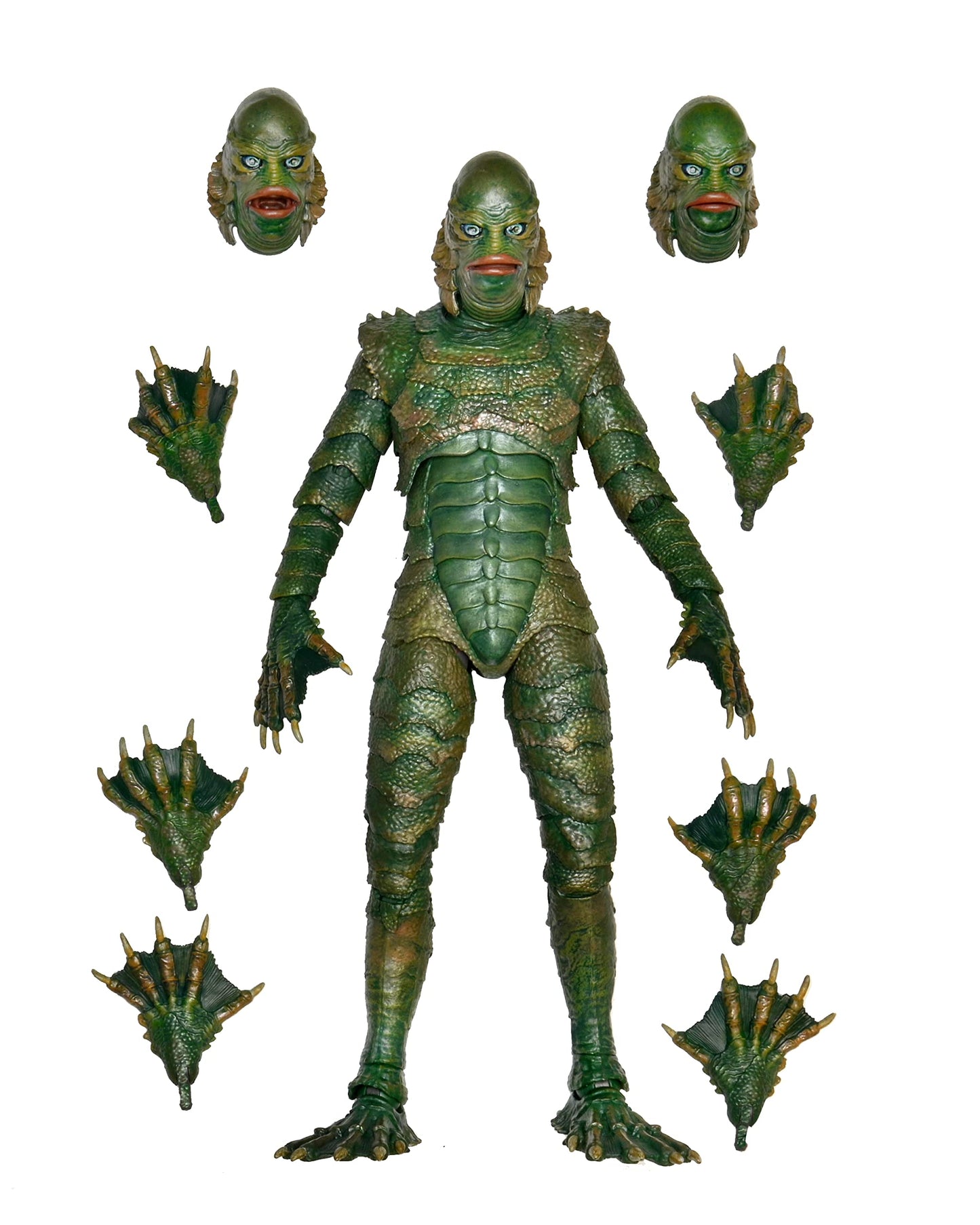 NECA - Universal Monsters - 7” Scale Action Figure - 7" Ultimate Creature from the Black Lagoon (Color)