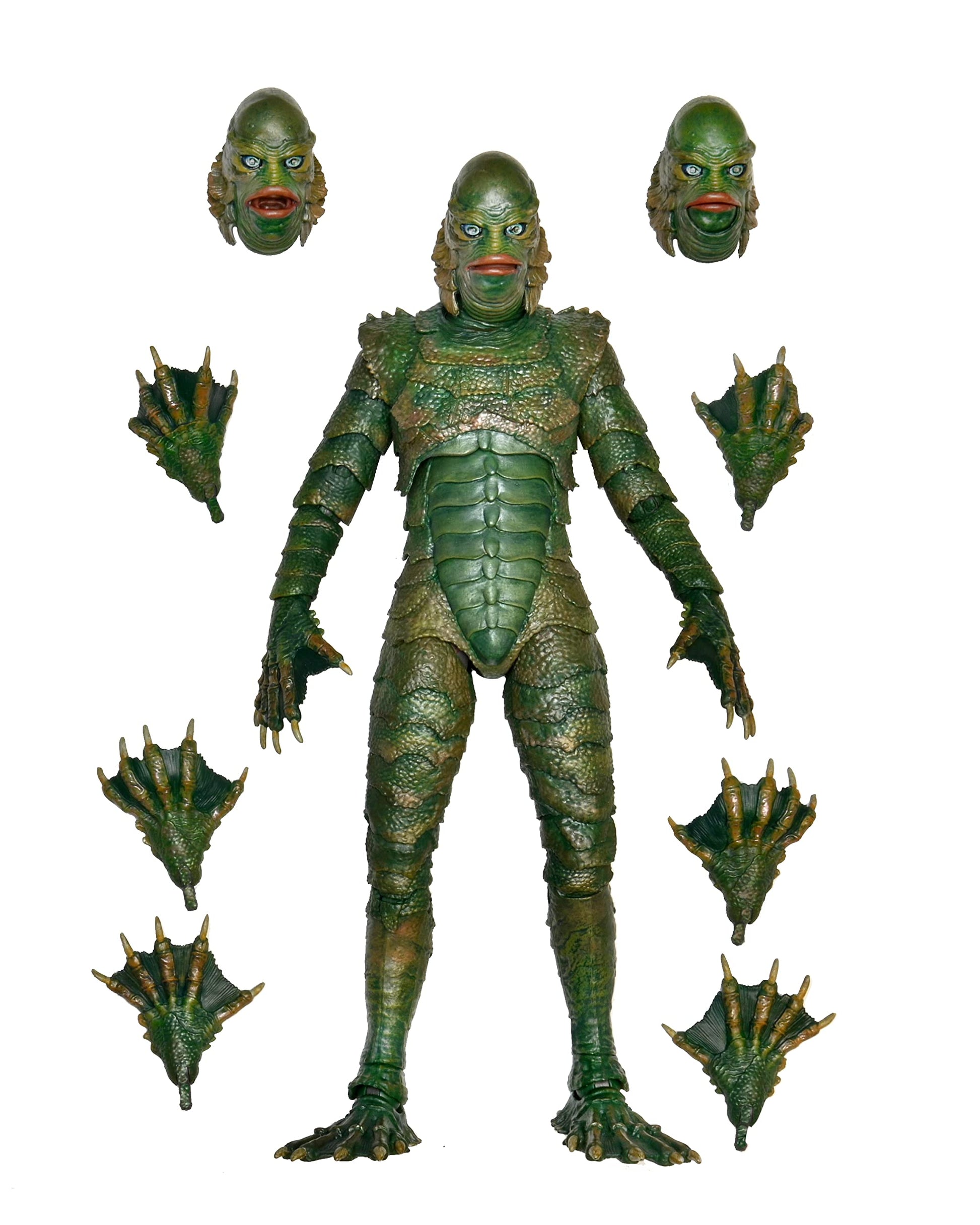 NECA - Universal Monsters - 7” Scale Action Figure - 7" Ultimate Creature from the Black Lagoon (Color)