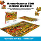 Buffalo Games - Blackbirds Roost at Mill Creek - Charles Wysocki - 500 Piece Autumn Jigsaw Puzzle for Adults - Fall Harvest Americana Scene - Cozy