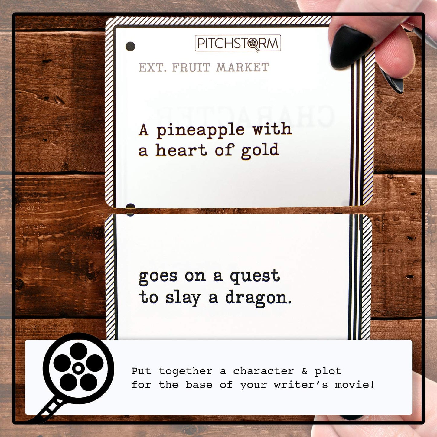 Skybound Pitchstorm : Card Game of Pitching Horrible Movie Ideas to the Worst Executives | Fun Party Tabletop Game Enjoyed by Teens and Adults