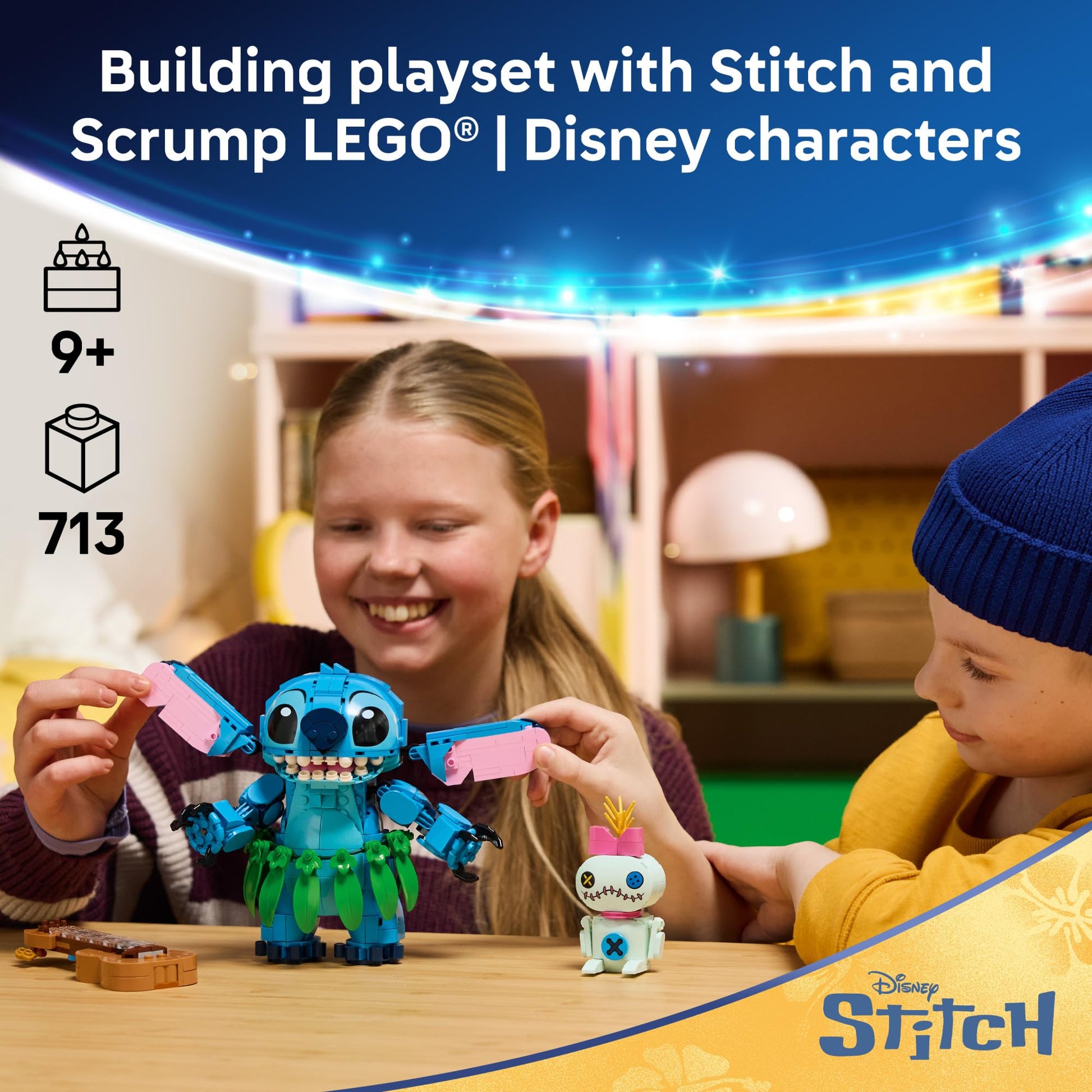 LEGO Disney Stitch & Scrump 43296