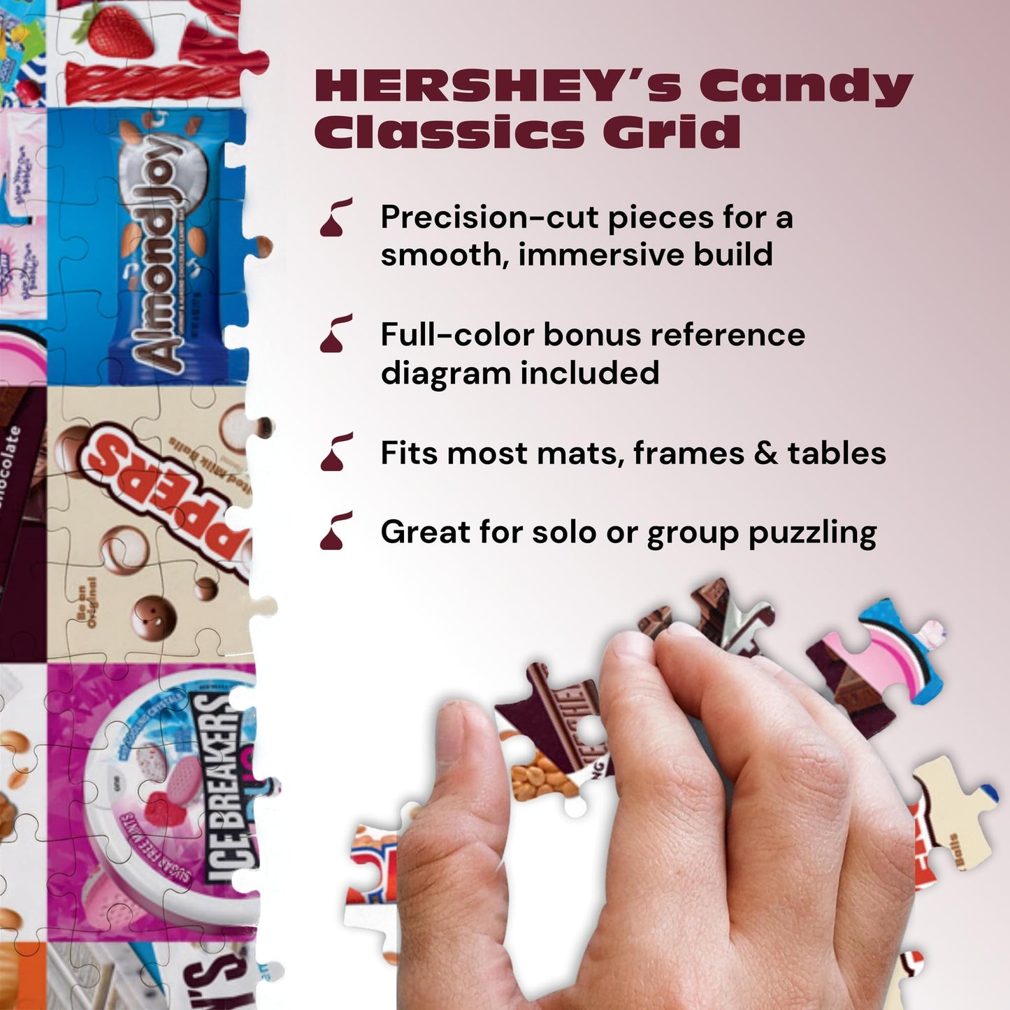 Buffalo Games - Hershey Candy Grid - 1000 Piece Jigsaw Puzzle for Adults